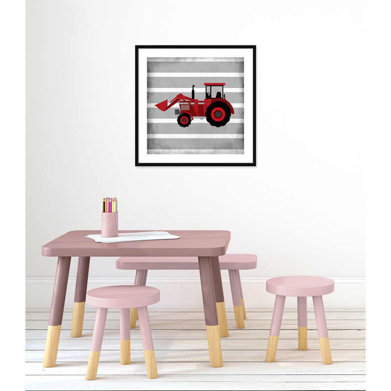 en adhésif rouge 3 pi, Encadré de boîte noir, H 26,5 po x l 26,5 po x P 1,18 po