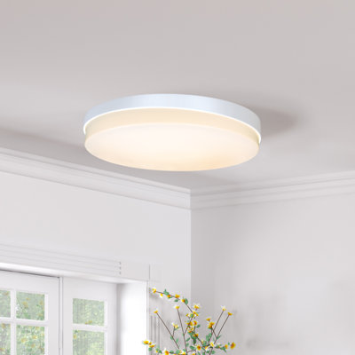 Plafonnier encastré 1 lumière DEL 22 po