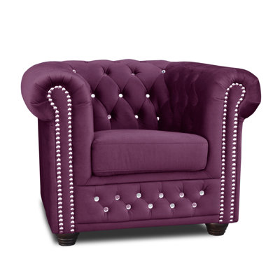 Sade Upholstered Chesterfield Chair