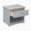Table de chevet transitionnelle en bois massif de 23 po Ashprington