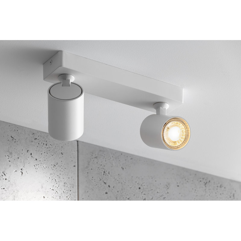 Casian Semi Flush Mount, White