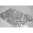 Metallic Leaf Vinyl Geometric Rectangle Placemat-53568051
