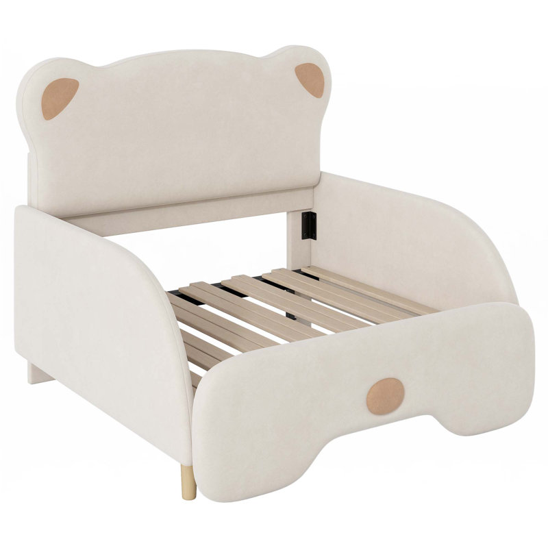 Canapé-lit simple tapissier extensible de taille XL