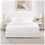 Grand lit plateforme tapissier Liv