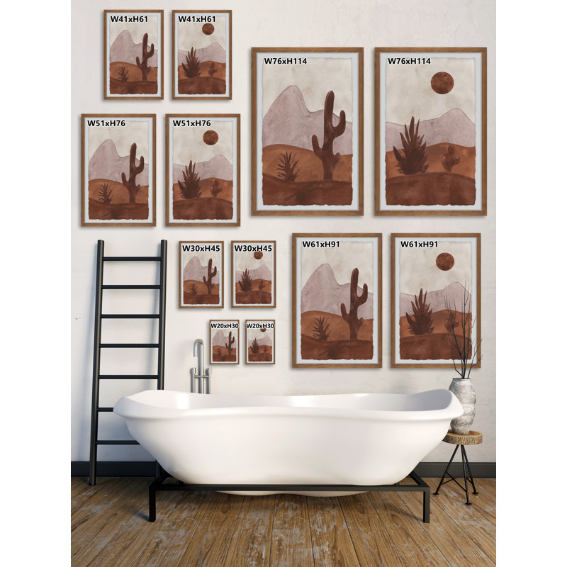 The Red Sands by Marmont Hill - 2 Piece Single Picture Frame Painting
