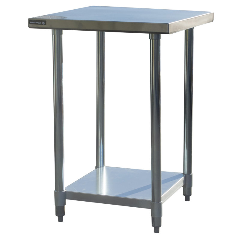 24'' W Stainless Steel Top Workbench