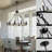 32" Rustic Farmhouse 10-Light Candle Chandelier