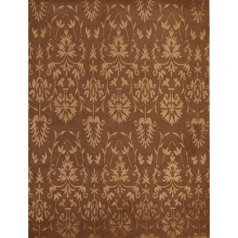Tapis rouille de haute qualité noué à la main