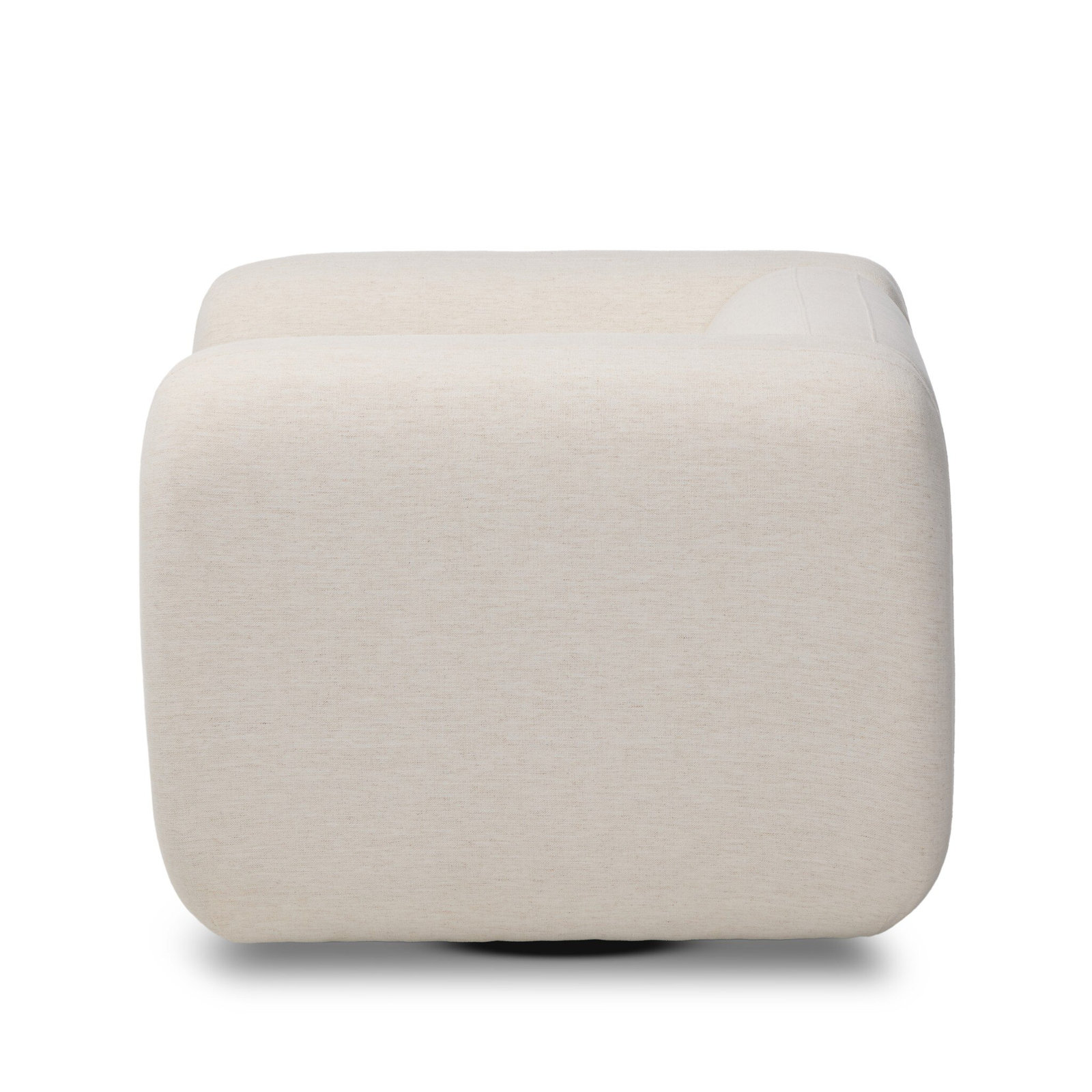 Lainey Oak Swivel Armchair, Crypton Nomad Snow