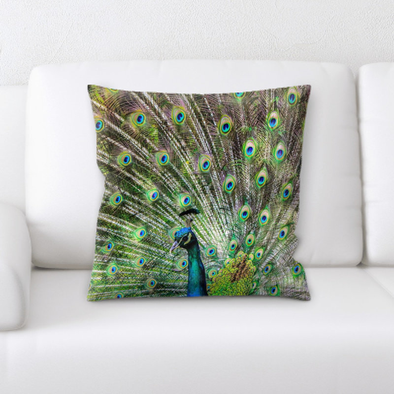 Coussin peacock