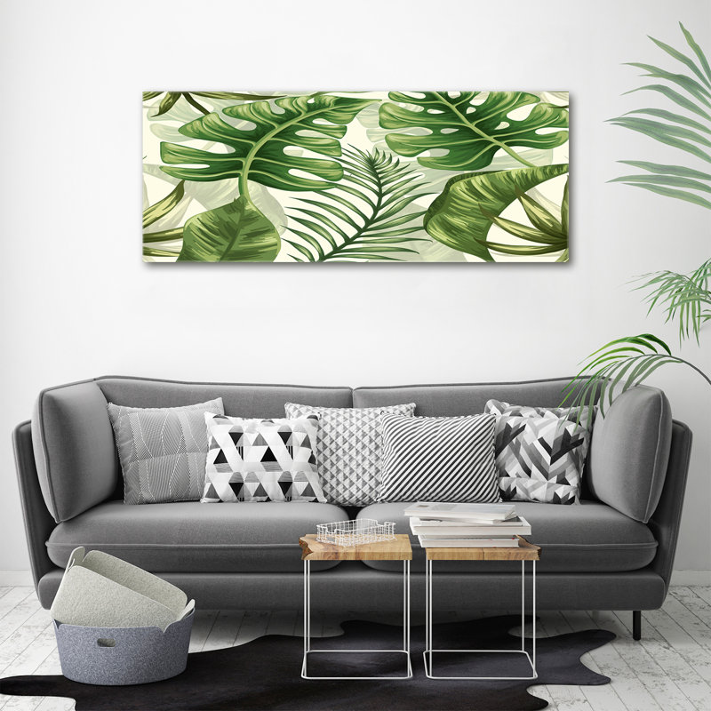 Tropical Leaves - Wrapped Canvas Print