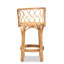 Modern And Contemporary Natural Finished Rattan Counter Stool