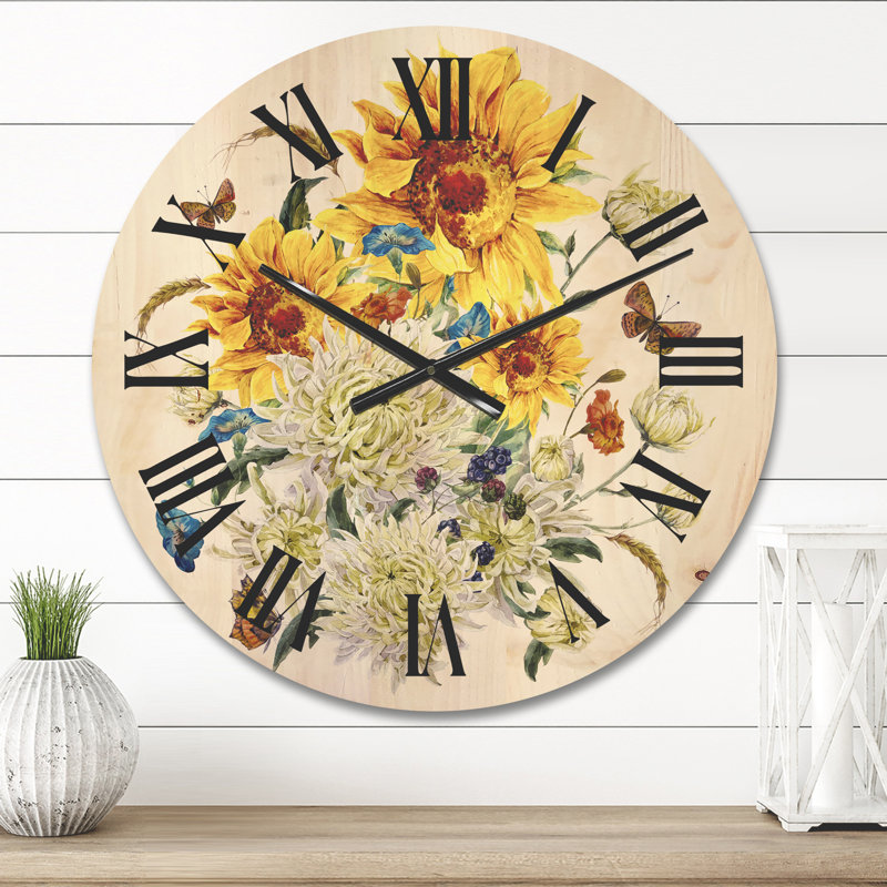 Solid Wood Wall Clock, Small