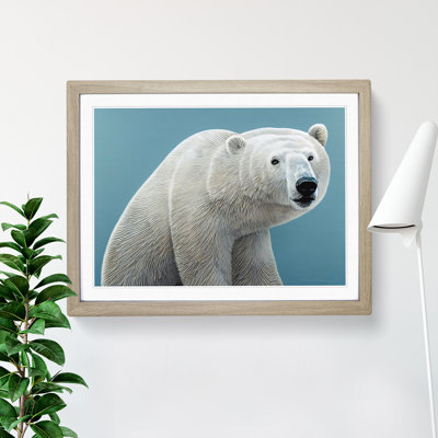 Interesting Polar Bear - Framed Print