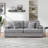79.3'' Modern Corduroy Upholstered 3-Seater Sofa with 4 Throw Pillows-1523357908-1531629127
