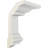 Endurathane Outside Corner for Holmdel Traditional Smooth Crown Moulding (matches moulding MLD04X02X04HO), 2 1/4"P x 4"H, Factory Primed