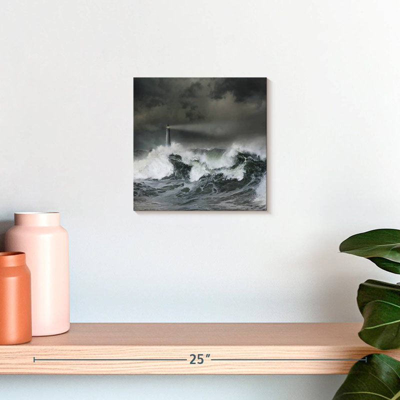 Phare d'Alvord Turbulent Seas, H 10 po x l 10 po