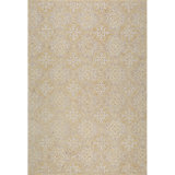 Rhodes Hand-Tufted Cut/Loop Pile Textured Medallions Wool Rug