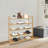 5-Tier 15 Pair Solid Bamboo Shoe Rack
