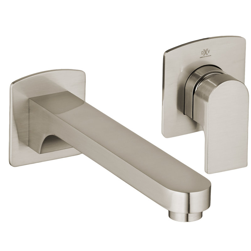 Equility Wall Mounted Bathroom Faucet, Brushed Nickel