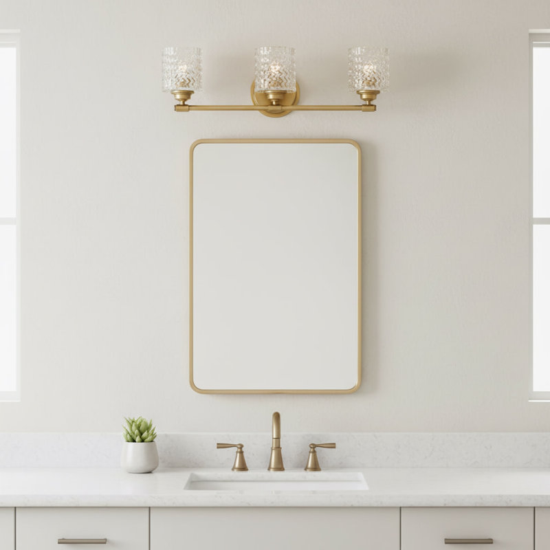 Adley 3-Light Vanity Light, Laiton héritage