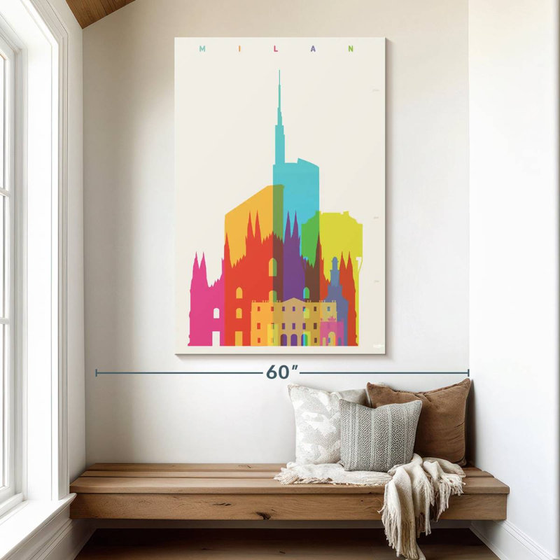 Nicci Vibrant Milan, 51" H x 34" W