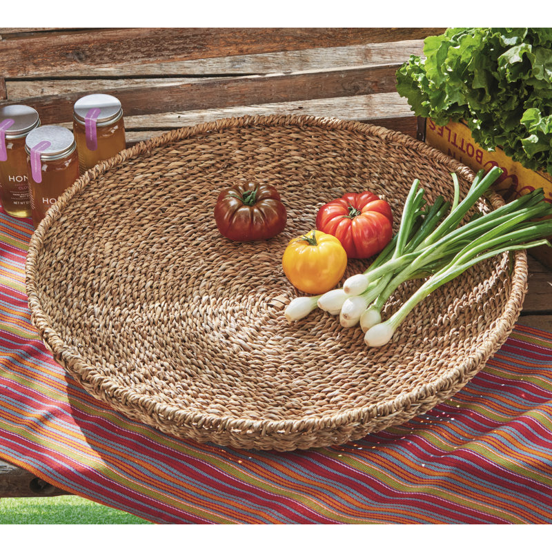  Seagrass Round Tray