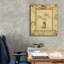«Antique Map Palm 2» par Cheri Blum, art mural sur toile-1627819452