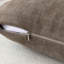Paquet de 2 housses de coussin décoratives en chenille texturée douce Housse de coussin décorative carrée Housse de coussin confortable avec fermeture à glissière pour canapé-lit, salon, chambre à coucher, 22 x 22 po, taupe