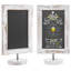 2 - Piece Tabletop Wood Chalkboard Set