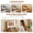 Wood Makeup Vanity Set with Flip Top Mirror & 3 Adjustable Lighting Modes-1244736280