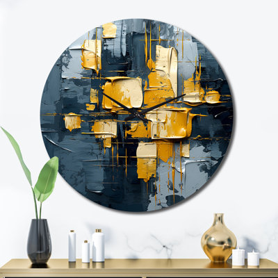 Horloge murale abstraite