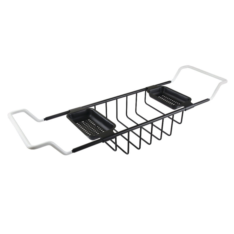 Plateau de rangement pour baignoire Kingston Kingston, Noir mat