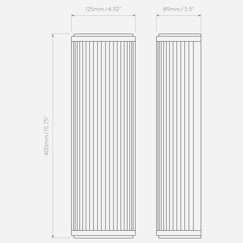 Versailles 400 3000K Phase Dimmable, Bronze