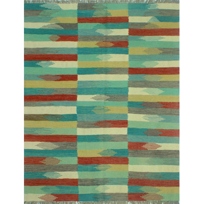 Tapis vert Winchester Kilim Jory