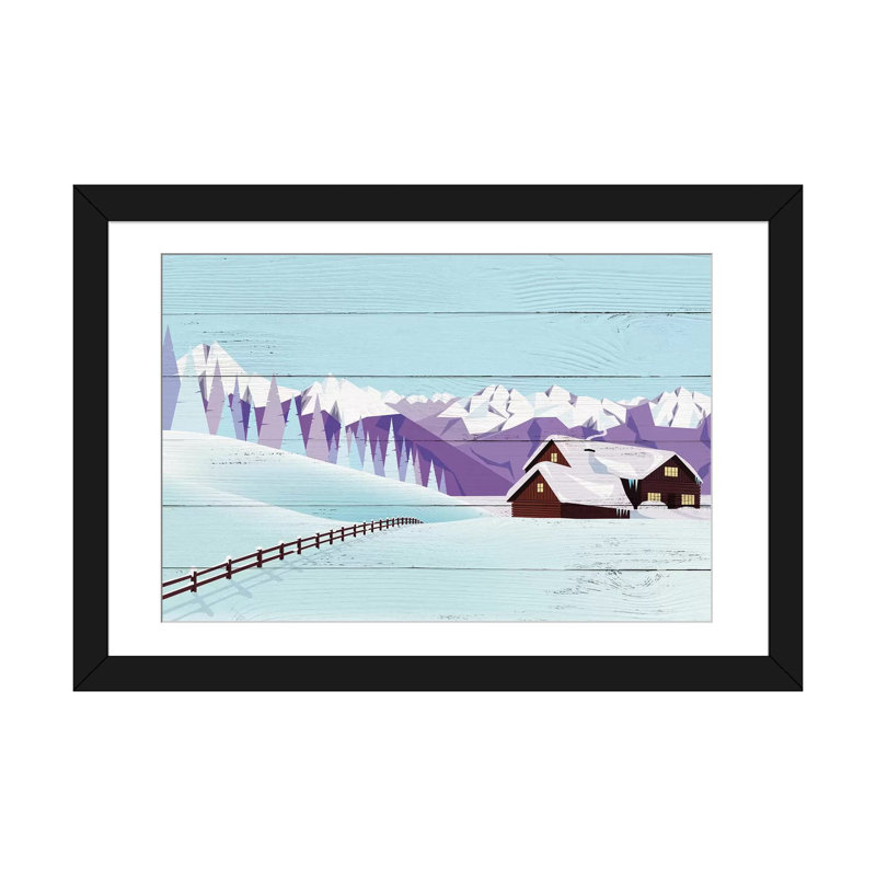« week escapade » par "5by5collective, reproduction d’impression sur toile tendue, H 16 po x l 24 po x P 1 po, Blanc