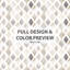 Ensemble de literie moderne 3 pièces - Ensemble de housse de couette et de coussin géométrique à losanges doux-124113153