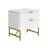 Barbeau Modern Fluted Nightstand With 2 Drawers-1391041391