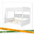 Twin XL over Queen Bunk Bed with Storage Cabinets, USB Ports, and Built-in Convenience-1916695647