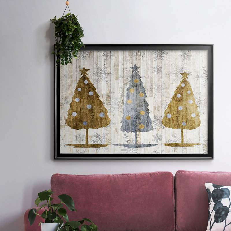 Soph Sophical Christmas Collection A - Reproduction d'un seul cadre photo sur toile, Noir, H 30 po x l 44 po x P 1,5 po