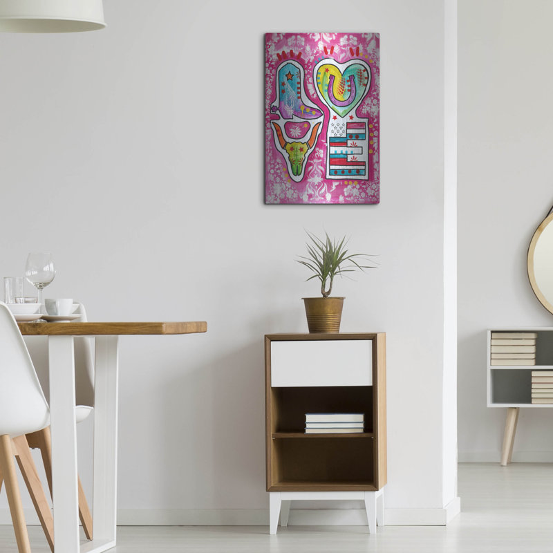  «Western Love» par Dean Russo, art mural en métal, 16 po x 24 po, H 24 po x l 16 po