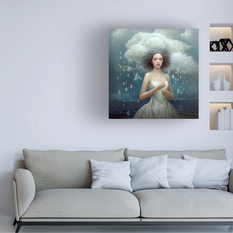Art sur toile «Bolin Sasha Rain», H 24 po x l 24 po
