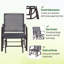 2 - Person Patio Dining Set with Square Table