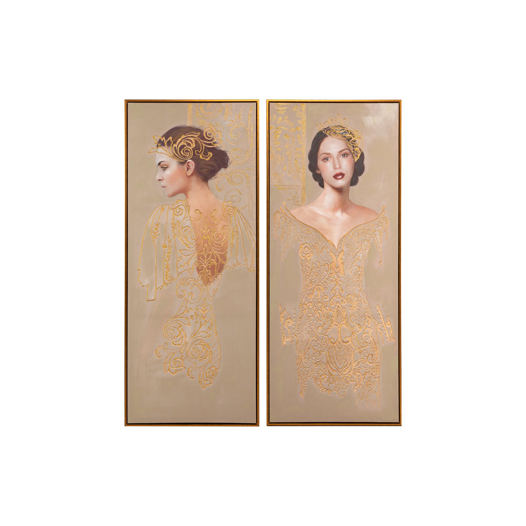 FLORWERS SET 2 CANVAS - 2 Piece Print
