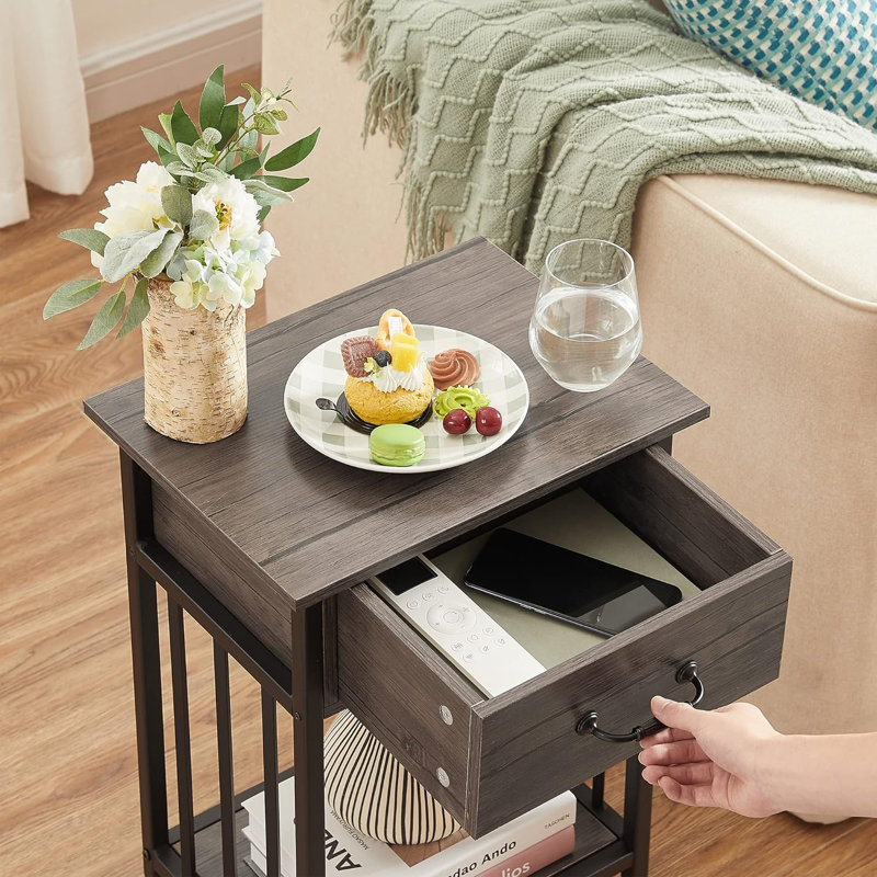 Gefell End Table Set, Gray