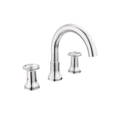Garniture de robinet de baignoire romaine à deux poignées Trinsic
