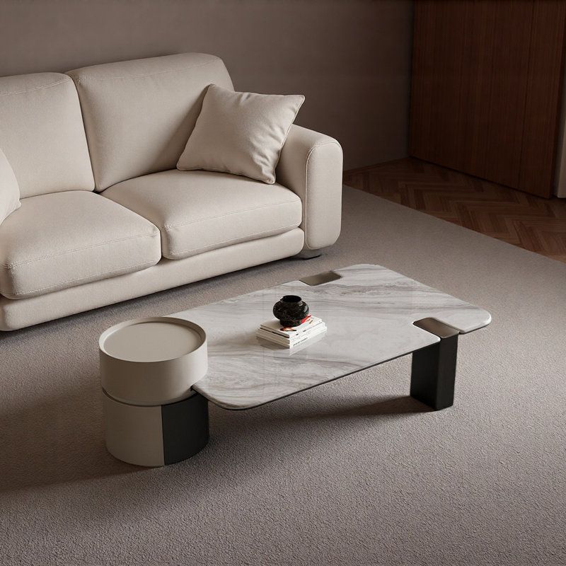 Ensemble de tables basses en pierre italienne