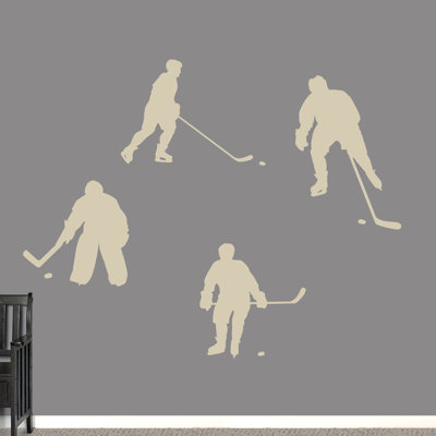 Adhésif décoratif hockey