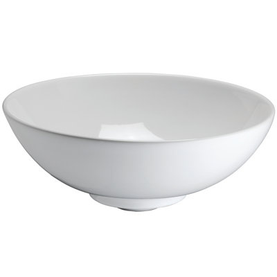 Barclay 16.75'' Ceramic Circular Bathroom Sink