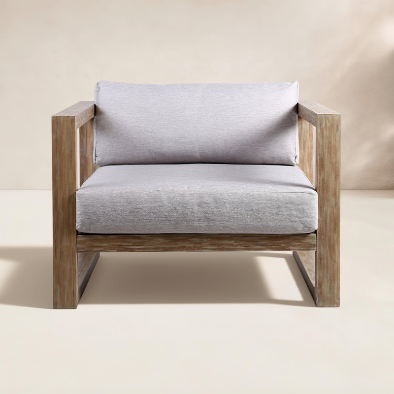 Caselyn Patio Chair with Cushions, Teak 